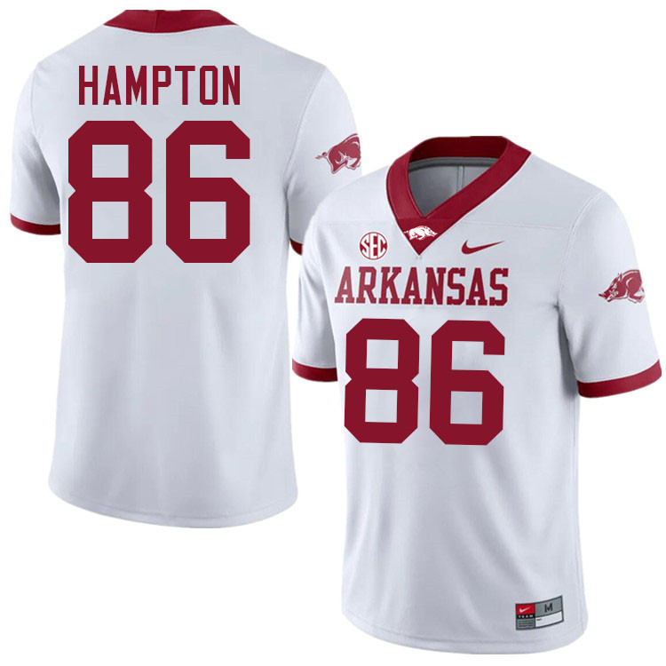 Dan Hampton Arkansas Jersey,Arkansas Razorbacks #86 Dan Hampton Jersey Youth College-White